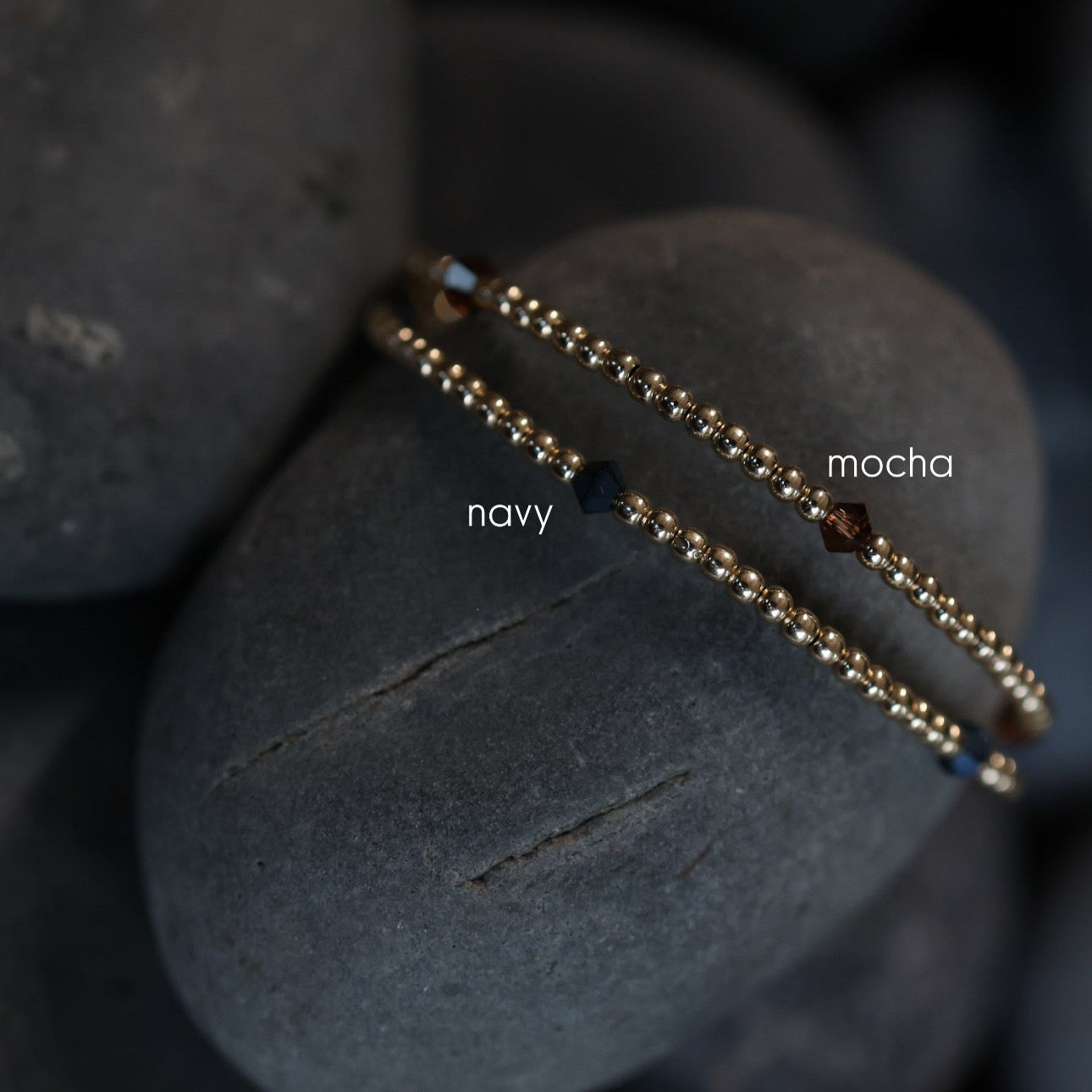 Neutral Alternating Crystal Bracelet