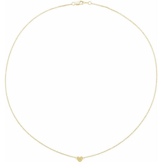 Engravable Heart Necklace