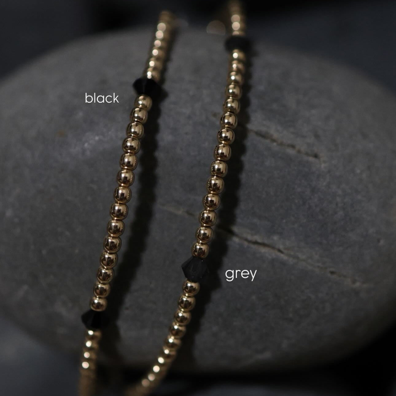 Neutral Alternating Crystal Bracelet