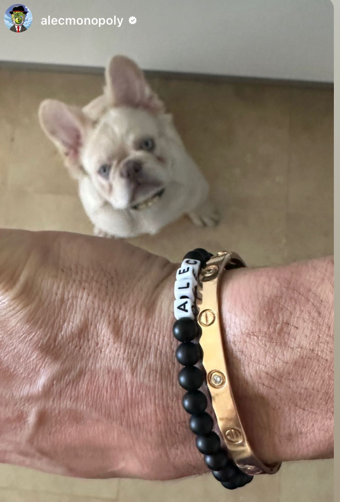 Mens Custom Black Beaded Bracelet