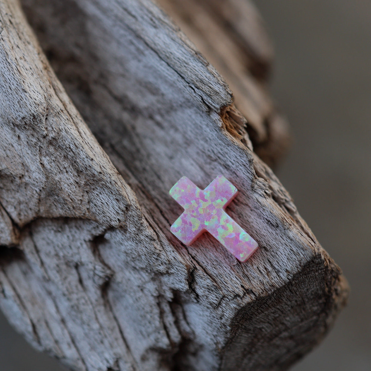 Opal Cross Bracelet