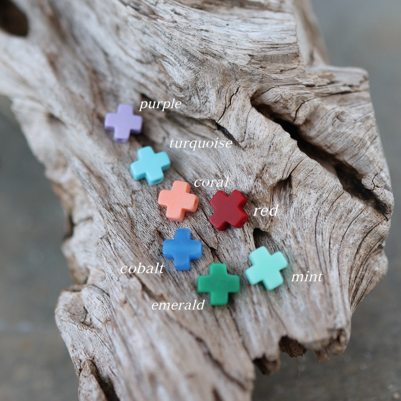 Small Colorful Cross Bracelet