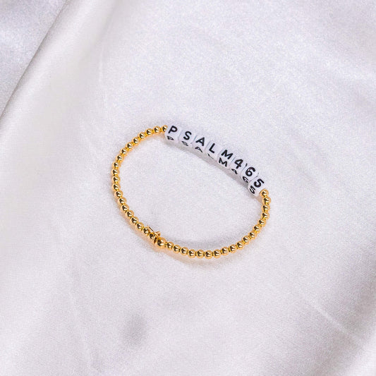 Custom 14K Gold Filled Bracelet with Block Letters
