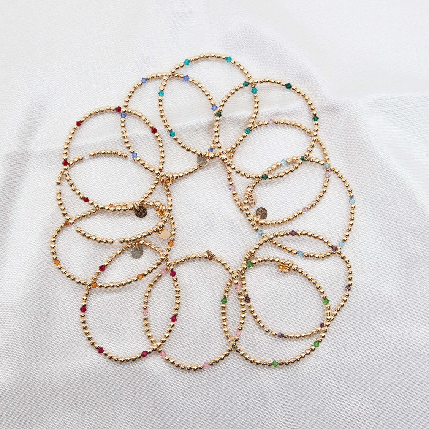 May Emerald Alternating Crystal Bracelet