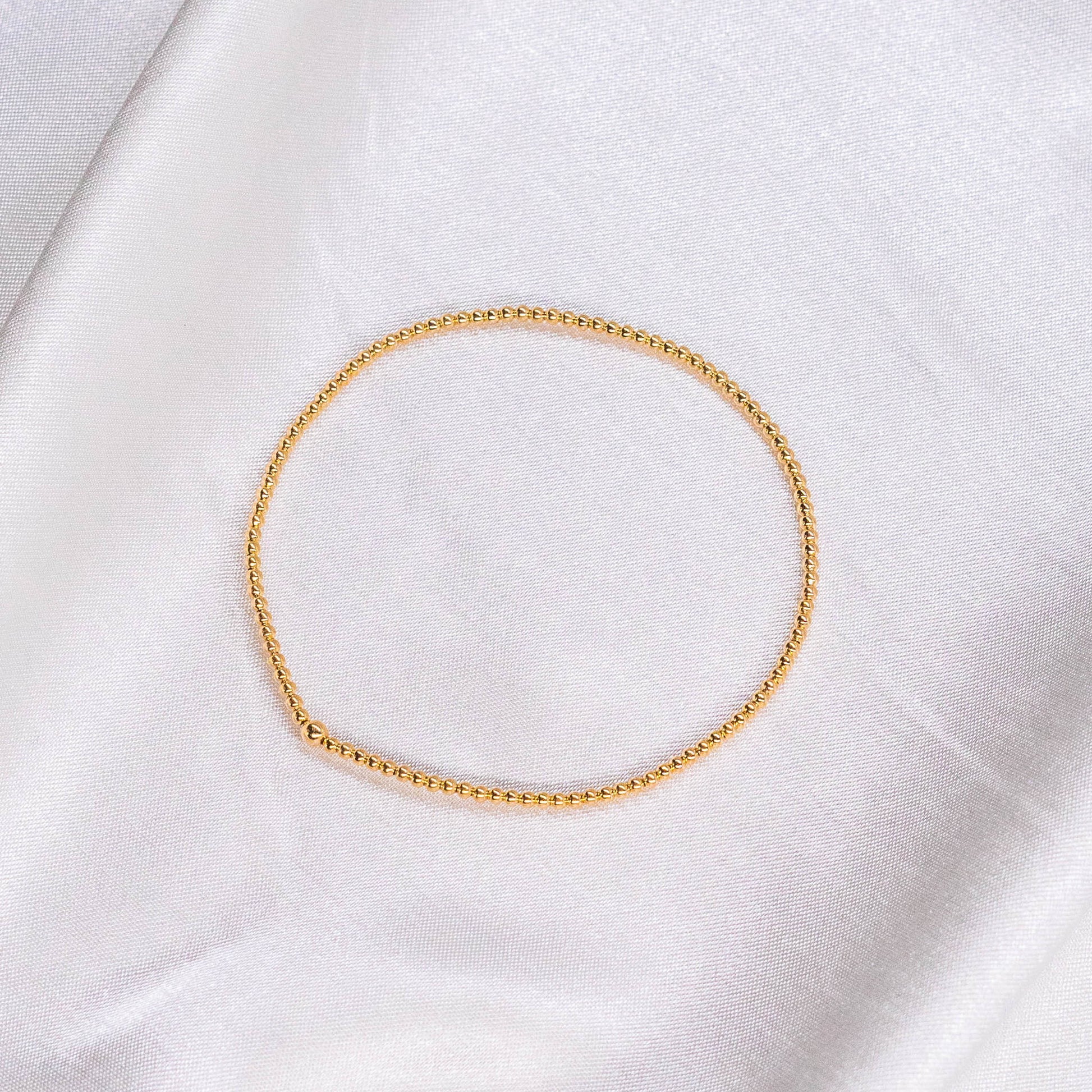 2mm 14K Gold Filled Anklet