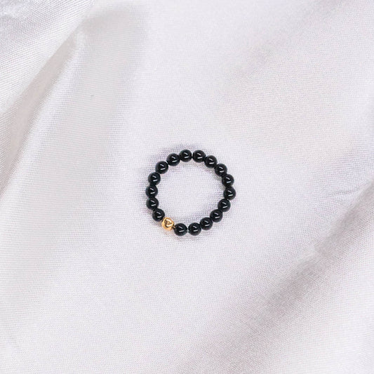 Full Neutral Pearl Ring