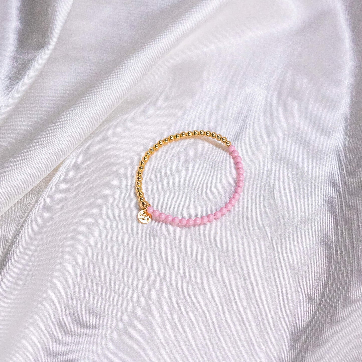 Half Pastel Pearl/ Half 14K Gold Filled Bracelet