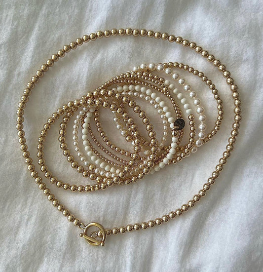 All Gold Toggle Necklace