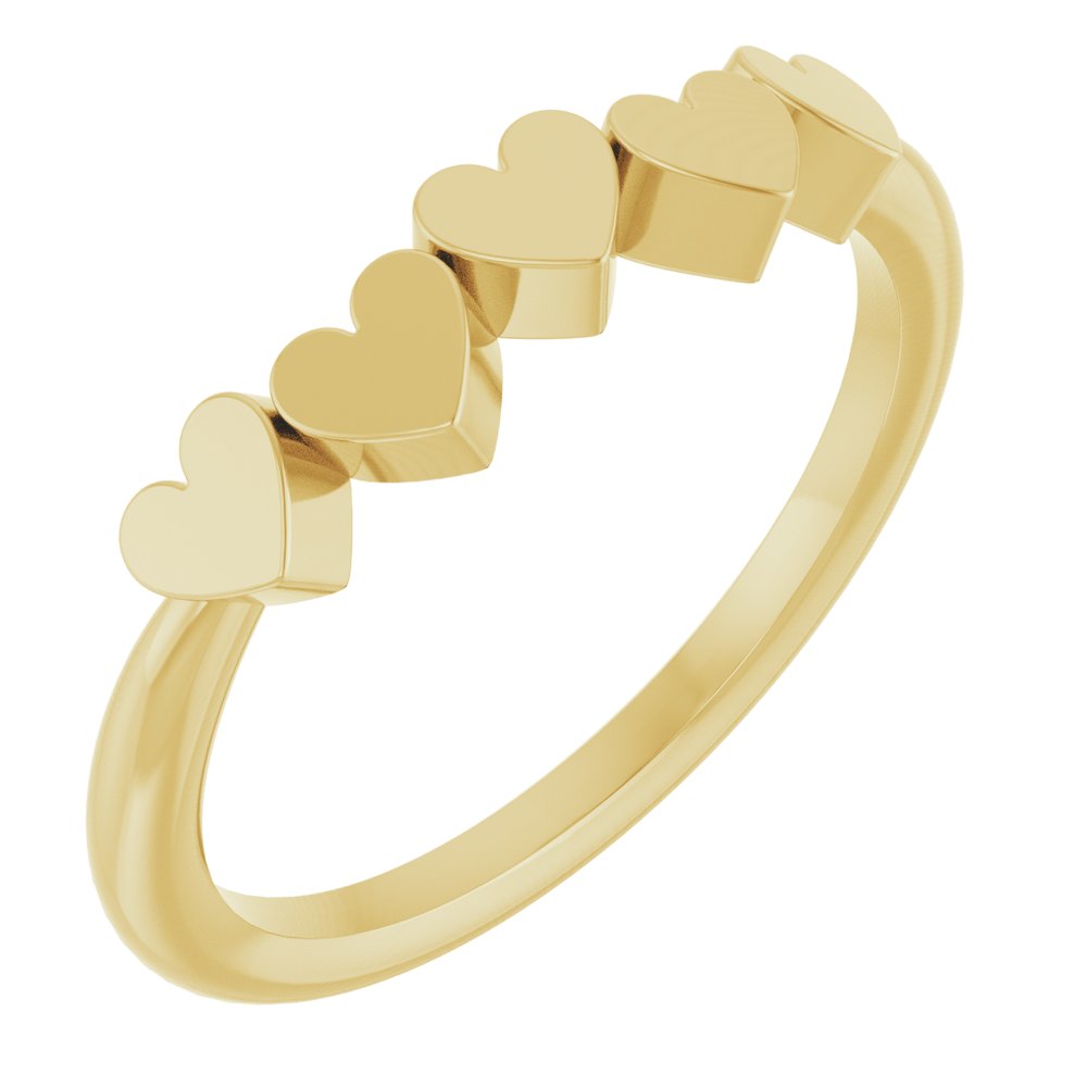 Engravable Heart Ring