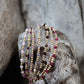 Scattered Pinks Crystal Bracelet