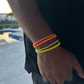 Mens Full Neon Beaded Bracelet