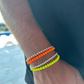 Mens Full Neon Beaded Bracelet