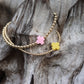 Small Colorful Cross Bracelet