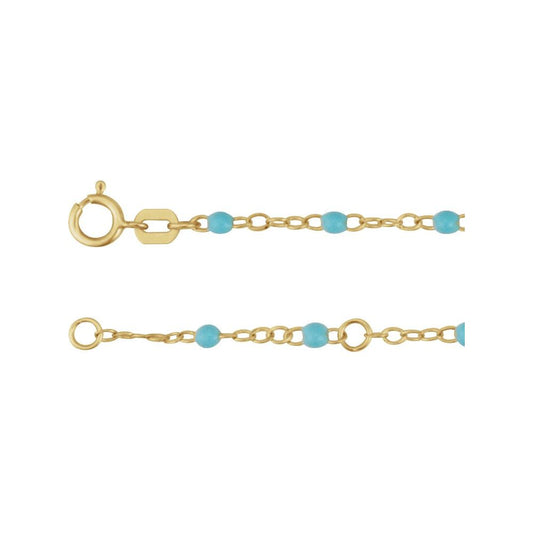 Enamel Bead Chain