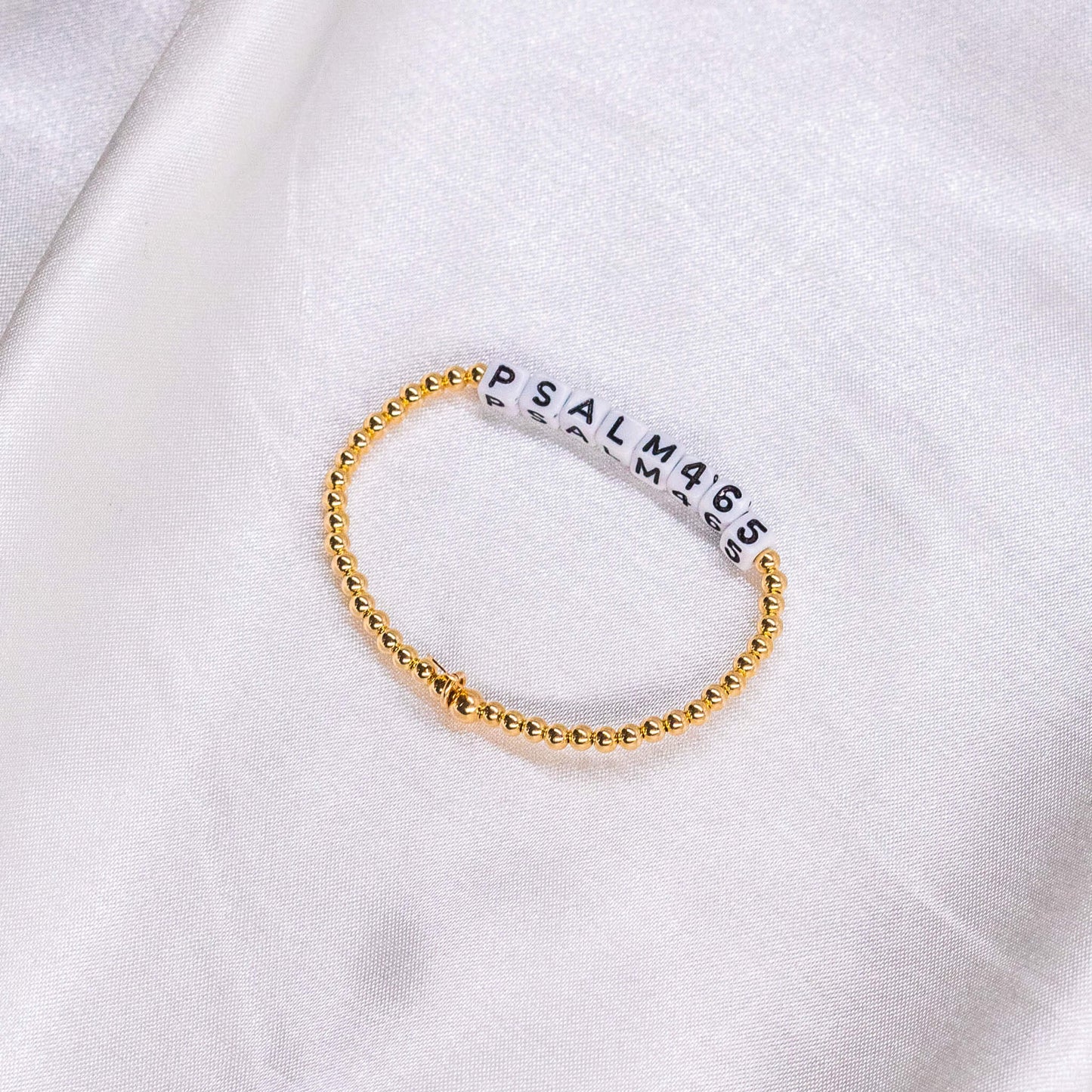 Custom 14K Gold Filled Bracelet with Block Letters