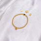 14K Gold Filled Moon Charm Bracelet