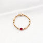 Birthstone Crystal Center 14K Gold Filled Ring