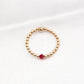Birthstone Crystal Center 14K Gold Filled Ring