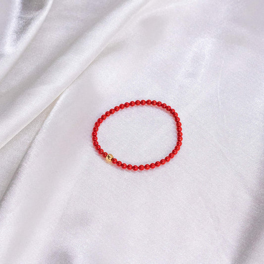 Full Pink/Red Pearl Bracelet