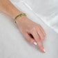 August Peridot Crystal Center Bracelet