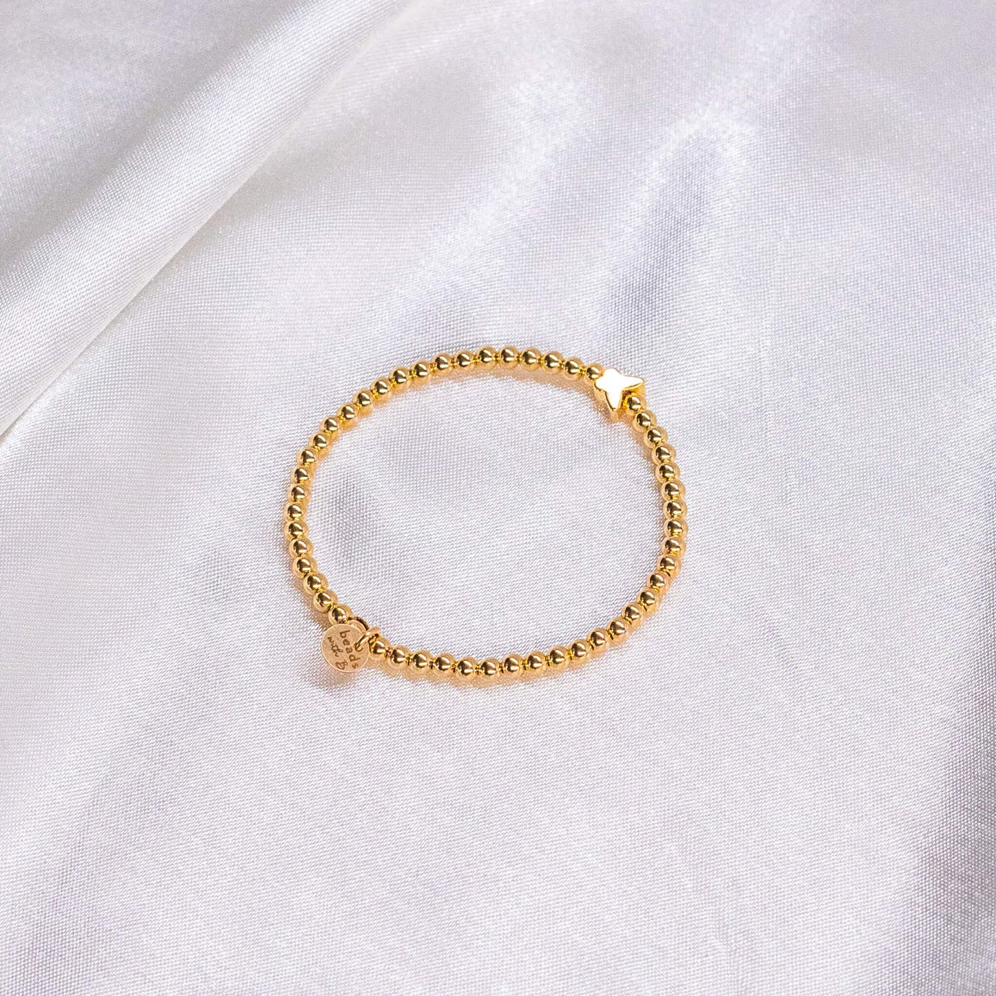 14K Gold Filled Butterfly Charm Bracelet