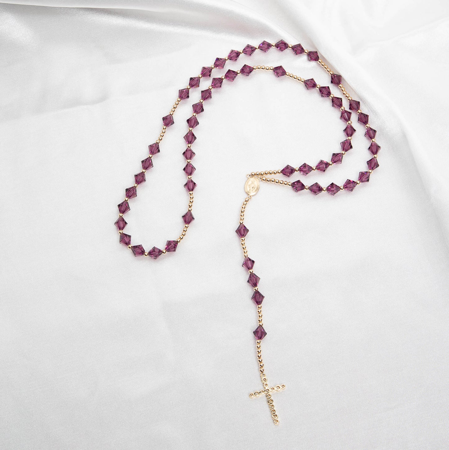 Birthstone Crystal Full Size Rosary