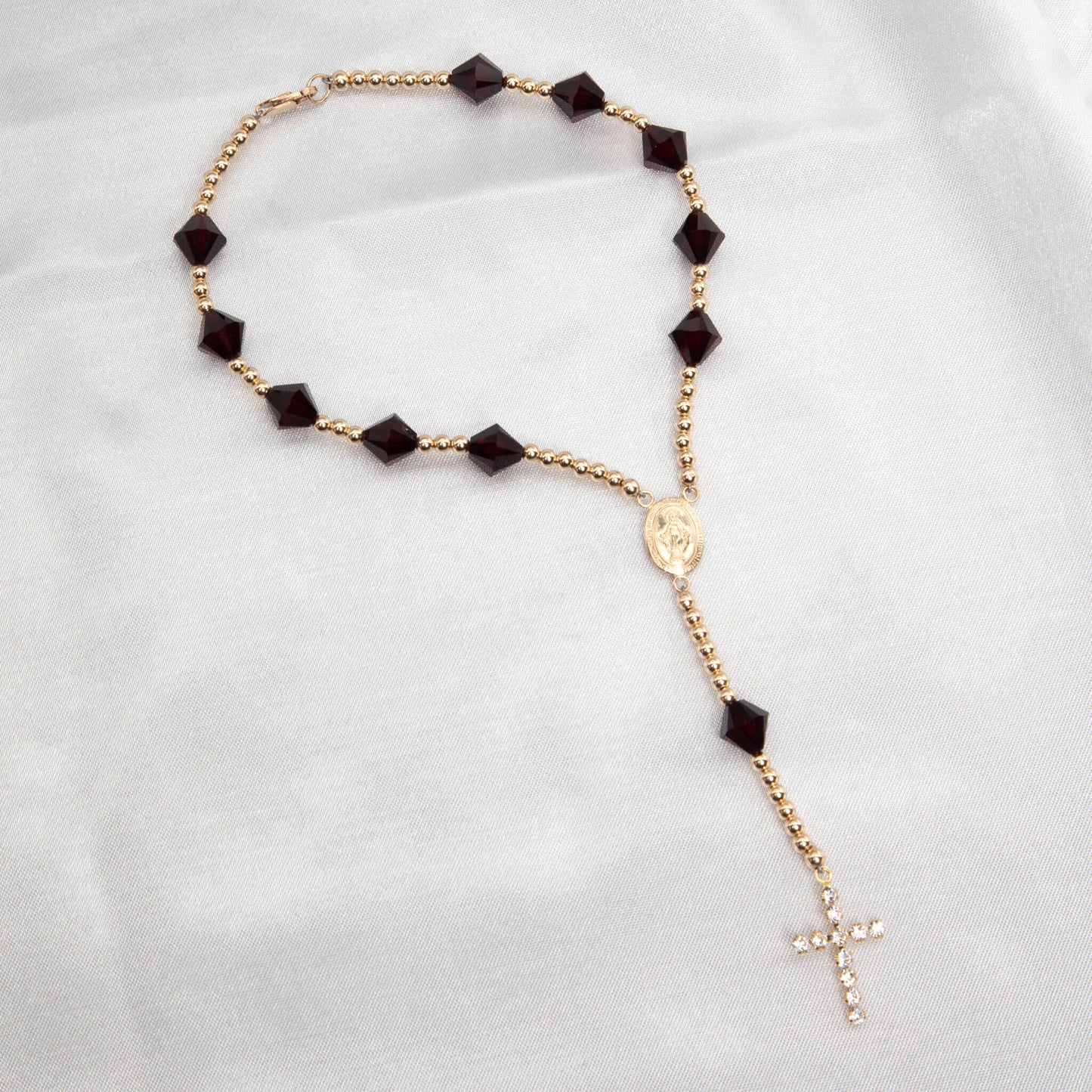 Birthstone Crystal Car Rosary