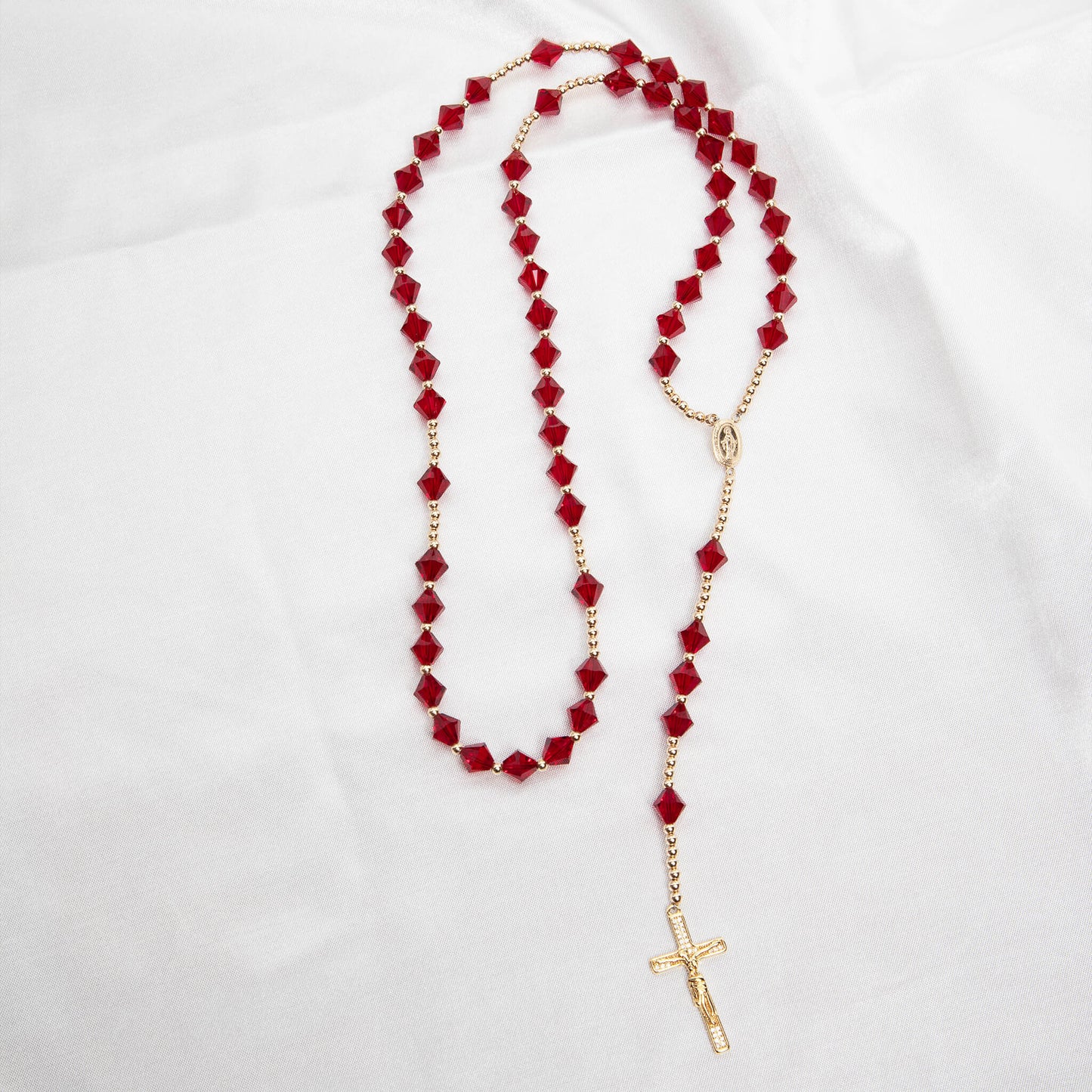 Birthstone Crystal Full Size Rosary