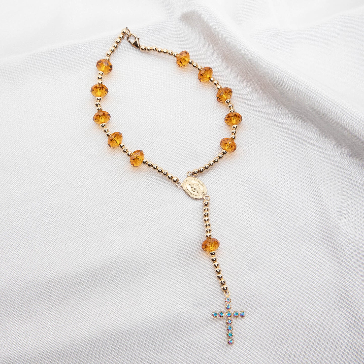 Birthstone Crystal Car Rosary