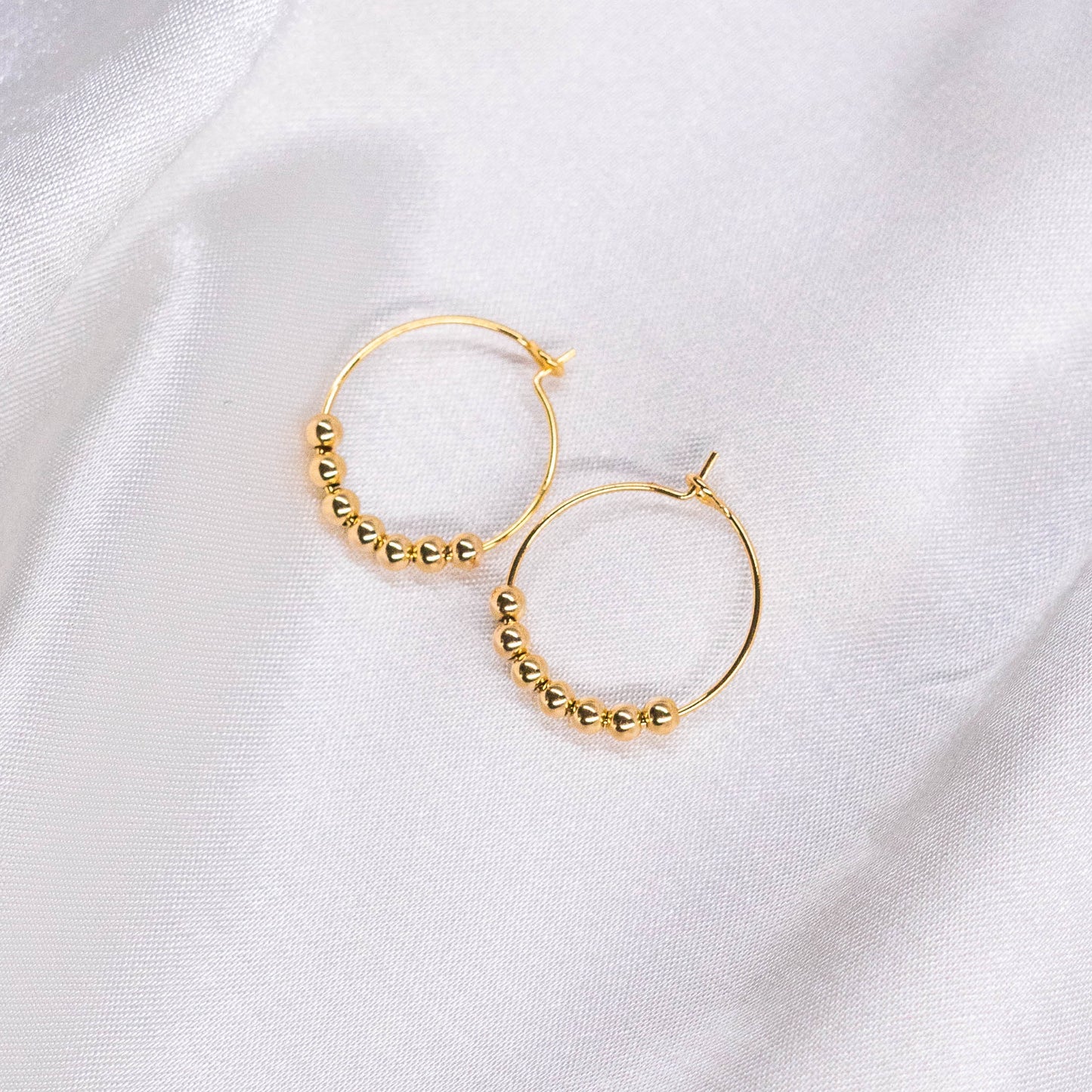 Gold Hoops Earrings